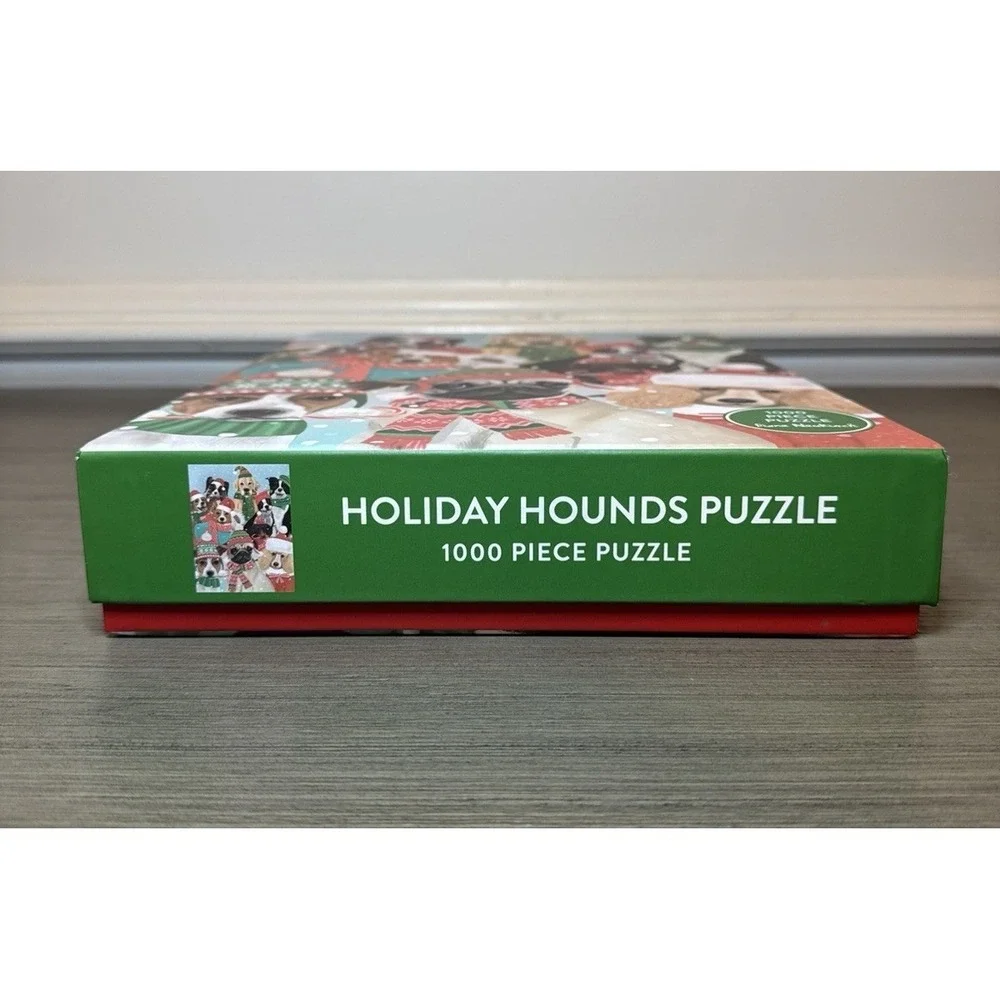 Diane Neukirch Holiday Hounds 1000 Piece Jigsaw Puzzle - Dogs‎ - New Sealed